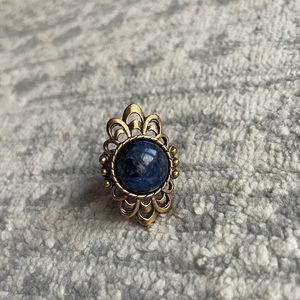 Alex and Ani blue matrix cocktail ring